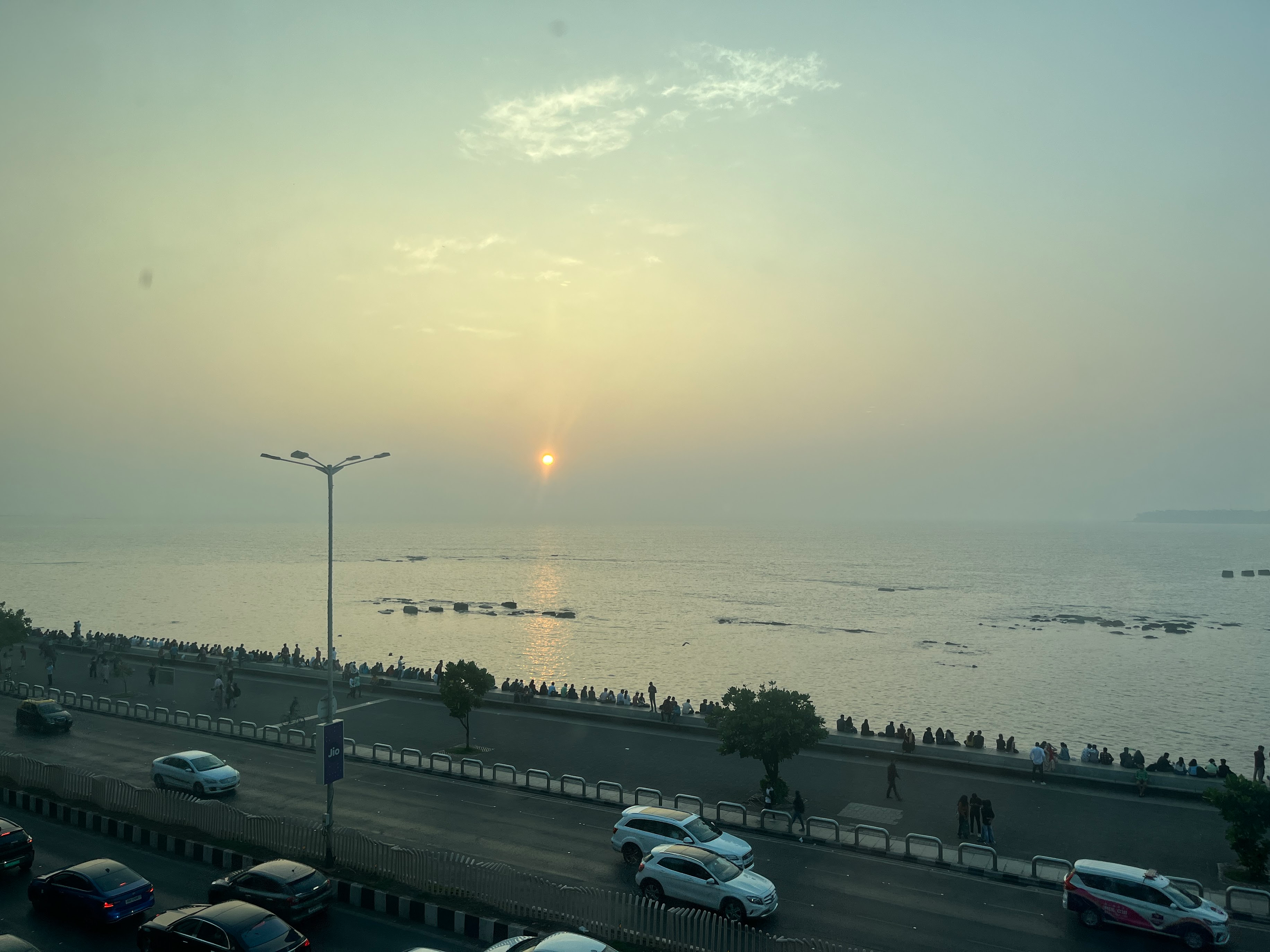view of marine drive from my hotel room